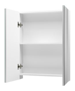 Зеркальный шкаф Misty Балтика 60см белый