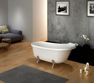 Акриловая ванна BelBagno отдельностоящая, белая 170x80 BB04