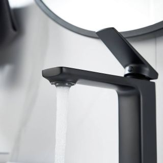 Смеситель для раковины Shevanik S8901H-1 чёрный