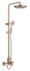 Душевая система с термостатом AltroBagno Beatrice 030423 ROr  золото розовое