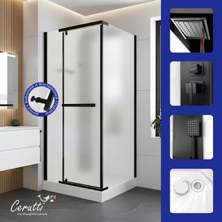 Душевая кабина Ceruttispa MIMI90BF (90x90x215-225)