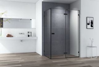 Душевой уголок Cezares Bellagio 120x90см чёрный BELLAGIO-AH-1-120/90-C-NERO