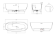 Ванна из искусственного камня Salini Alda S-Sense 101912GRF 170x80см RAL полностью