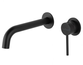 Встраиваемый смеситель для раковины Wonzon & Woghand WW-88869017-MB чёрный матовый