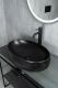 Раковина Gid Bm9030wx 53385 накладная черная матовая 60x40x15