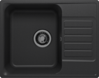 Мойка кухонная Polygran Quartz Bond-600 688278 уголь