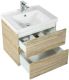 Подвесная тумба под раковину Art&Max Techno 60см дуб мелфорд AM-Techno-600-2C-SO-LW823