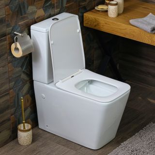 Унитаз-компакт Melana MLN-310306 безободковый белый