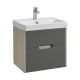 Тумба под раковину Акватон Оливия 55см грей/дуб ойстер 1A254201OLUG0