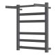 Полотенцесушитель электрический Point Меркурий PN83856PGR П5 500x600 с полкой графит