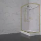 Душевой уголок Triton Вента -Голд Щ0000073919 120x80 см профиль золото стекло прозрачное