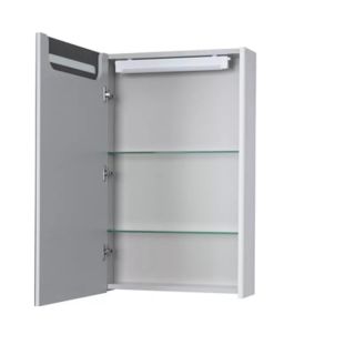 Зеркальный шкаф Акватон Сильва 50см дуб полярный 1A215502SIW7L