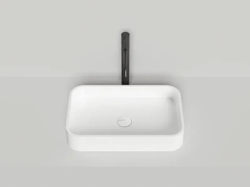 Накладная раковина Salini Callista 01 S-Sense 1101104GRF 55см RAL полностью