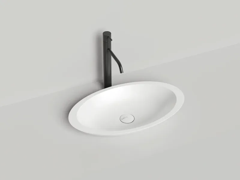 Накладная раковина Salini Callista 02 S-Stone 1101202SM 58см белый матовый