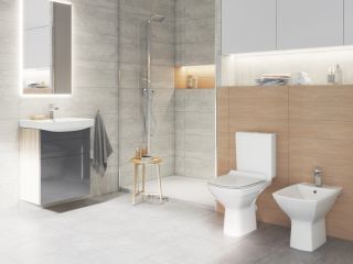 Унитаз Cersanit Carina New Clean On S-KO-CAR011-3/5-COn-S-DL-w SLIM с микролифтом