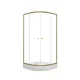 Душевой уголок Triton Альфа -Голд Щ0000073921 90x90 см профиль золото стекло прозрачное