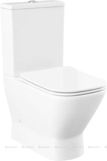 Унитаз-компакт Aquanet Fine Rimless FINE-C Soft Close 273786 белый