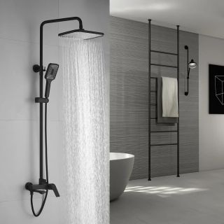 Душевая стойка Shevanik S9136H чёрный