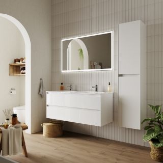 Пенал подвесной Sancos Cento PCN35W 35см белый глянец