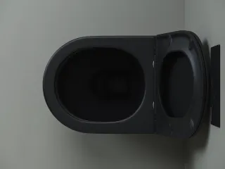 Приставной унитаз Ceramica Nova Metropol CN4004MB безободковый чёрный матовый