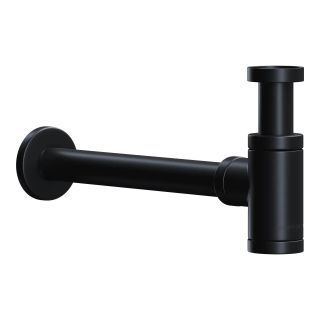 Сифон для раковины Ceramica Nova 70001MB с мокрым затвором чёрный матовый