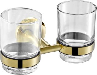 Стакан двойной подвесной AltroBagno Corposo 081702 Or