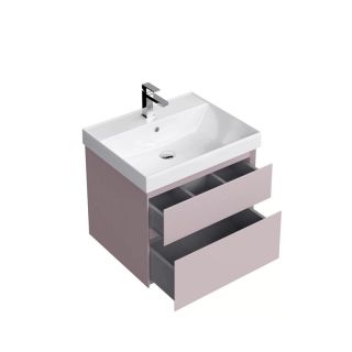 Тумба под раковину Kerama Marazzi Cubo CUB.60.2\MAL 60 см мальва матовая