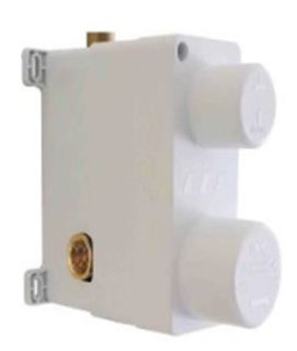 Скрытая часть для смесителя E.C.A. 102166201EX белый