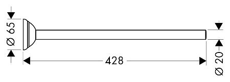 Полотенцедержатель Hansgrohe Carlton 41420810 хром