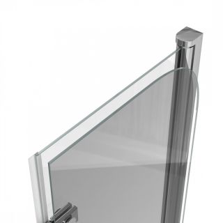 Шторка на ванну 100х140 см Maretti Valentina VA41R100140097-015, профиль хром