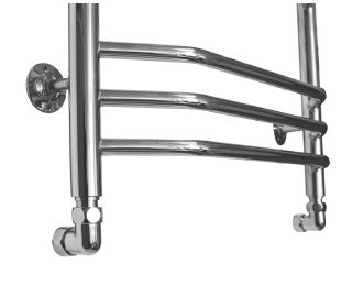 Полотенцесушитель водяной Domoterm Лаура П10 500x800 хром