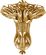 Ноги для ванны BelBagno золото BB-LEG-EAGLE-ORO