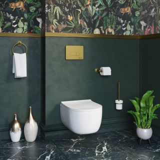 Кнопка смыва Berges Novum бронза 040038