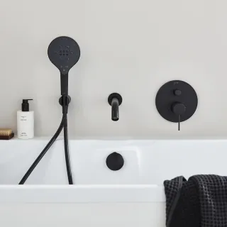 Излив для ванны Jacob Delafon Metro E25399-BL чёрный матовый