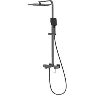 Душевая система DQ Dortmund DA1713706 320x210 мм, со смесителем, графит