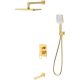 Душевая система DQ для ванны и душа Dortmund встраиваемая с изливом мат.золото(DA1715607)
