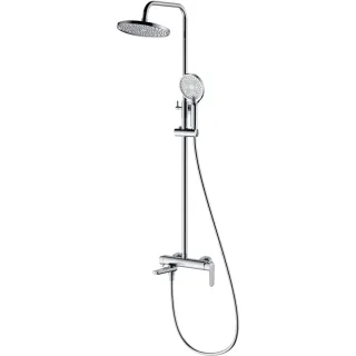 Душевая система DQ Hamburg DA1743701 225 мм, со смесителем, хром