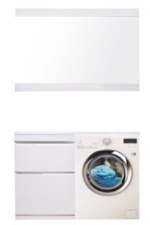 Тумба под раковину Style Line Даллас 130 СС-00000557 под стиральную машинку