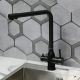 Смеситель для кухни Melana Stello MELANA -610304PVD-B с переключателем на фильтр графит