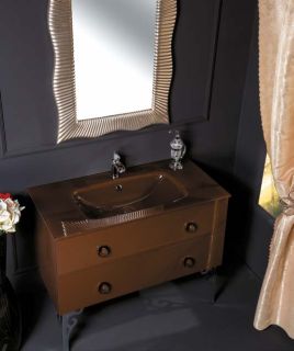 Раковина Armadi Art Monaco 110см тёмно-коричневый 852-110-DB