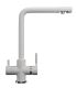 Смеситель для кухни Ulgran Classic U-016-341 с дополнительным краном для питьевой воды ультра-белый