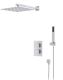 Душевая система DQ Bayern.Liszt DA2515708A04 с термостатом белый матовый