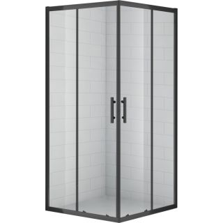 Душевой уголок Cezares ECO-O-A-2-90-C-NERO