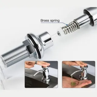 Дозатор для кухонной мойки Gappo G403 300 мл хром