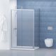 Душевой уголок BelBagno DUE 120x90см хром DUE-AH-1-120/90-C-CR