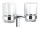 Стакан подвесной двойной, хром Cezares CZR-F-8930A