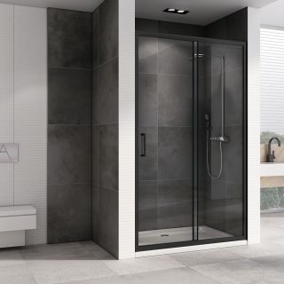 Душевая дверь ABBER Schwarzer Diamant 110см чёрный AG30110B