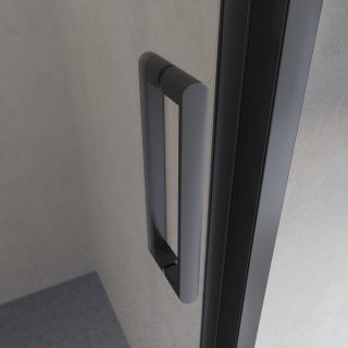 Душевая дверь BelBagno LUCE-BF-1-120-C-NERO черный