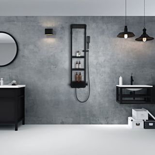 Душевая панель B&W W1220 Velvet Black (1300х405x230)