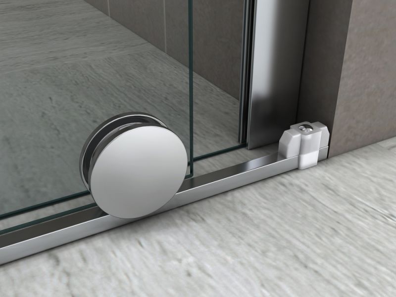 Душевая перегородка ABBER Komfort AG09120 120см хром раздвижная